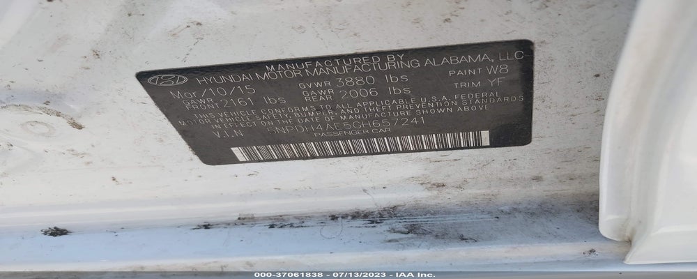 5NPDH4AEAGH657241 2016 HYUNDAI ELANTRA photo no. 9