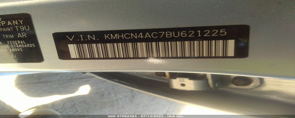 KMHCN4AC7BU621225 2011 HYUNDAI ACCENT photo no. 9