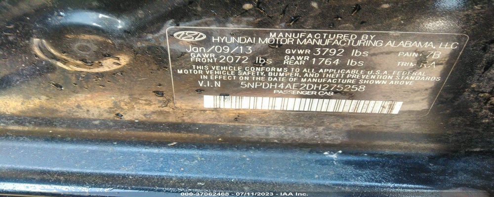 5NPDH4AE2DH275258 2013 HYUNDAI ELANTRA photo no. 9