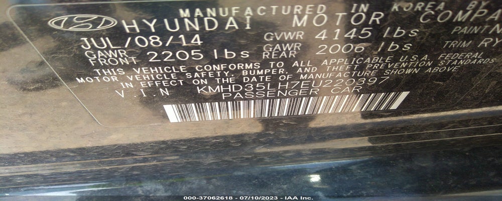 KMHD35LH7EU220397 2014 HYUNDAI ELANTRA GT photo no. 9