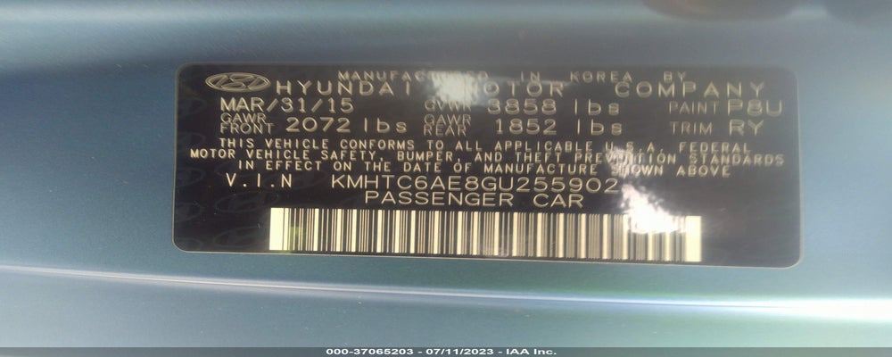 KMHTC6AE8GU255902 2016 HYUNDAI VELOSTER photo no. 9