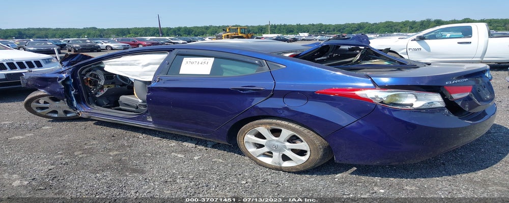 5NPDH4AEXCH093211 2012 HYUNDAI ELANTRA photo no. 3