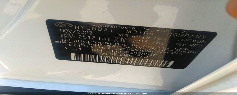 KMHL54JJ5PA058568 2023 HYUNDAI SONATA HYBRID photo no. 9
