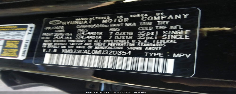 KM8J3CAL0MU320354 2021 HYUNDAI TUCSON photo no. 9