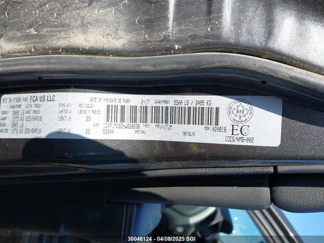 1C4PJMDS2HW628536 Jeep 2017