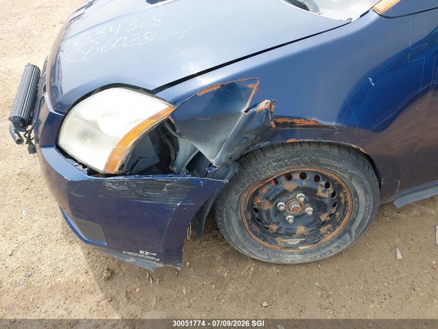 2007 Nissan Sentra 2.0/2.0s/2.0sl მანქანა იყიდება აუქციონზე, vin: 3N1AB61E97L634368, აუქციონის ნომერი: 30051774