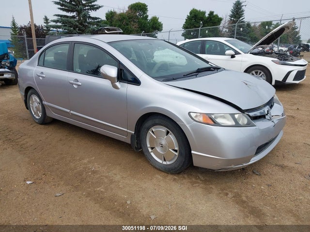 2007 Honda Civic Hybrid მანქანა იყიდება აუქციონზე, vin: JHMFA36227S801611, აუქციონის ნომერი: 30051198