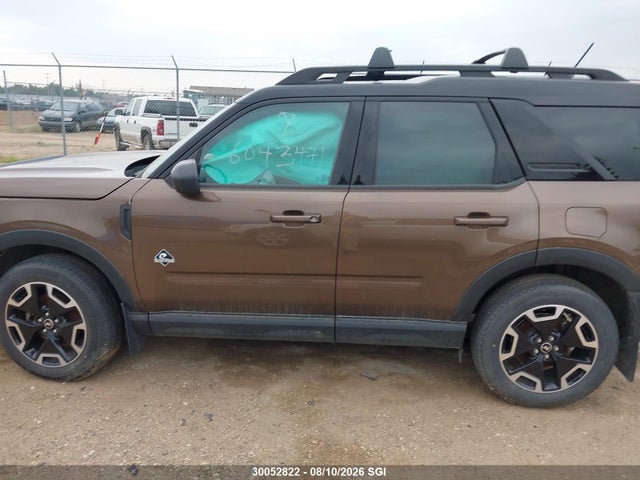 Aukcja sprzedaży 2022 Ford Bronco Sport Outer Banks, vin: 3FMCR9C69NRD46610, numer aukcji: 30052822