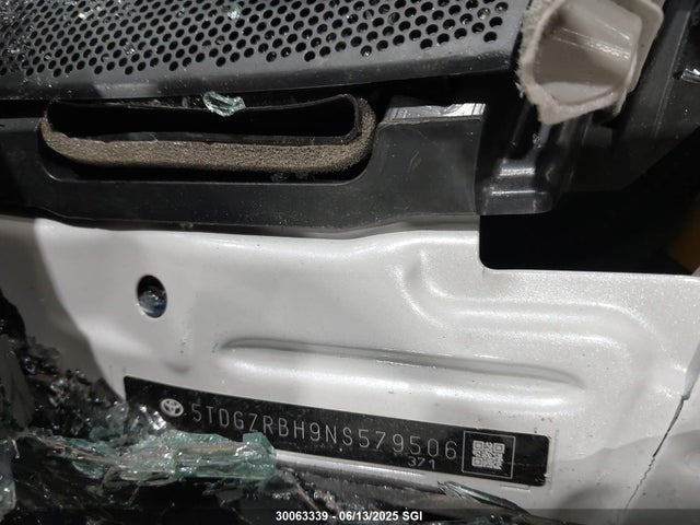 5TDGZRBH9NS579506 Toyota 2gr-fks