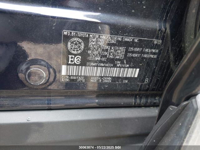 2T3RWRFVXNW148334 Toyota a25a-fxs, 3nm+4nm(ni)