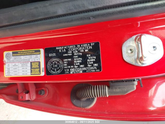KNDJ33AUXN7159976 KIA SOUL EX