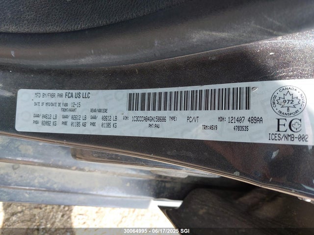 Chrysler 200 Limited 2016 1C3CCCAB4GN158686 Image 25