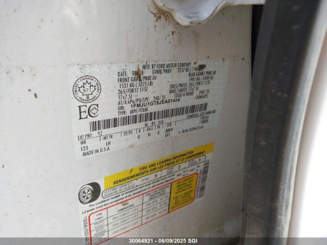 1FMJU1GT8JEA61434 Ford Expedition Xl