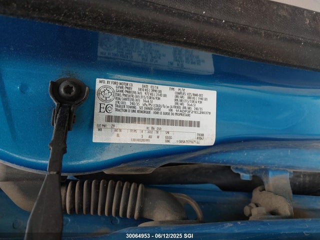 1FADP3F21EL290378 Ford FOCUS SE