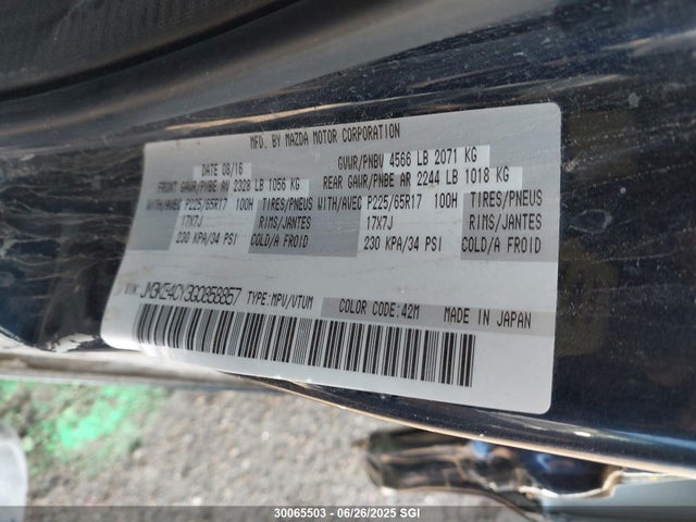 JM3KE4CY3G0858857 Mazda py