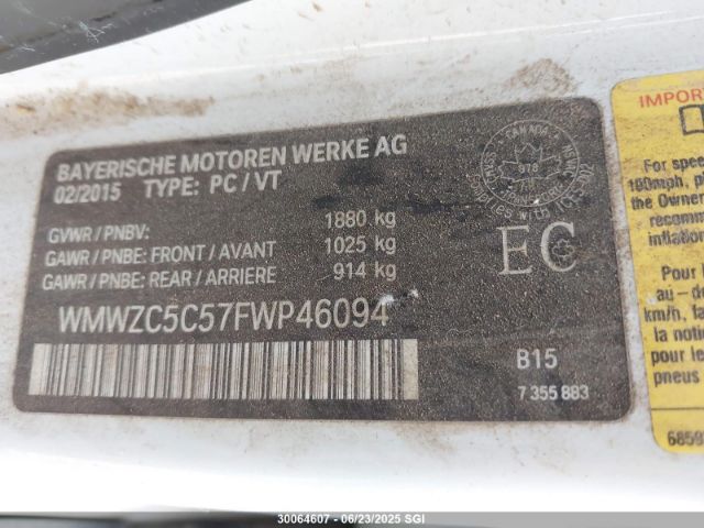 WMWZC5C57FWP46094 Mini 2015