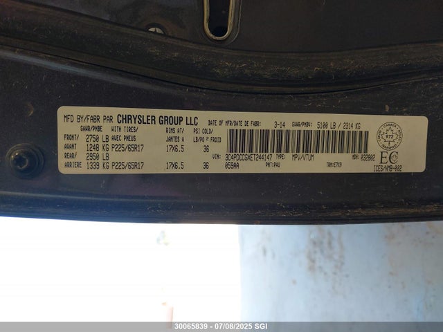 3C4PDCCGXET244147 Dodge 2014