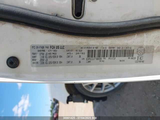 3C4PDCCG1FT680399 Dodge 2015
