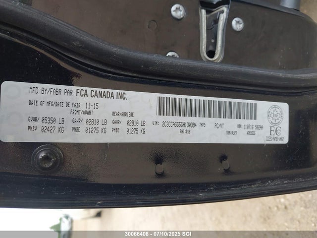 Chrysler 300 2016 2C3CCAGG5GH130394 Image 9