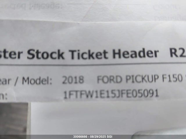 1FTFW1E15JFE05091 Ford 3.0l-4v