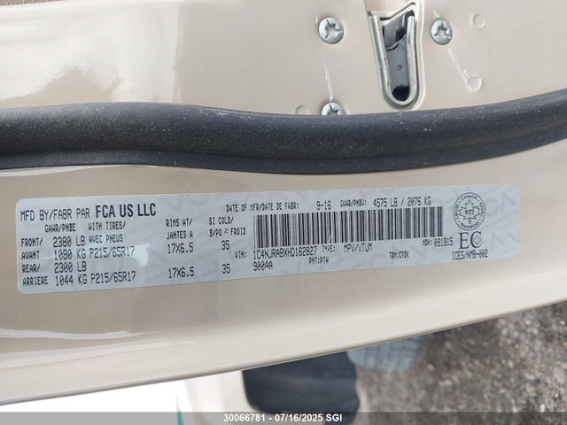 1C4NJRABXHD162827 Jeep 2017