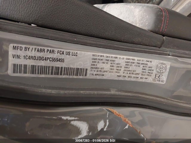 Dodge DURANGO GT 2023 1C4RDJDG4PC559455 Image 27
