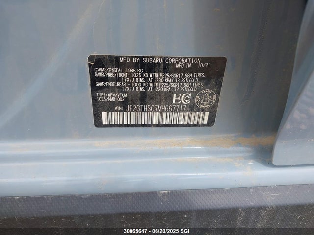 JF2GTHSC7MH667717 Subaru na