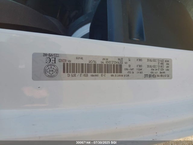 3C6TRVNG3JE132420 RAM 2018