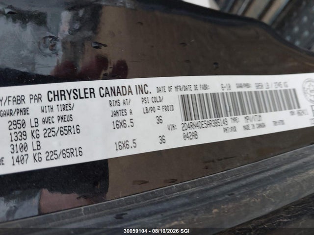 Продаж на аукціоні авто 2010 Dodge Grand Caravan Se, vin: 2D4RN4DE5AR385149, номер лоту: 30059104