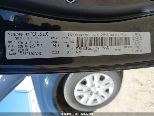3C4PDCAB2GT182656 Dodge 2016