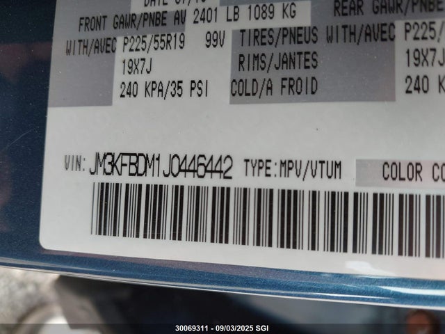 JM3KFBDM1J0446442 Mazda py cylinder deactivation