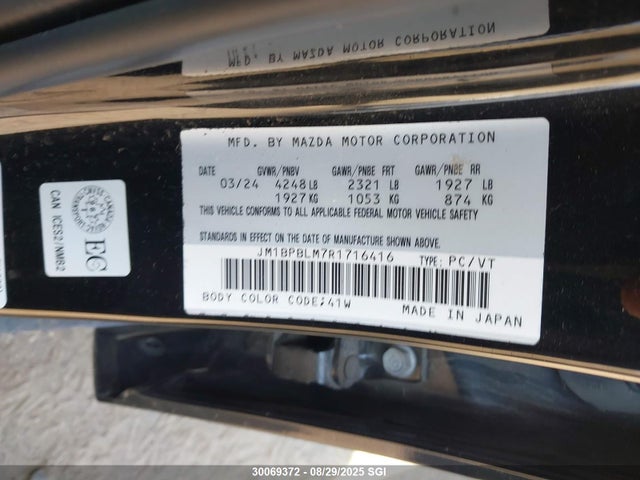 Mazda pyukd 2024 JM1BPBLM7R1716416 Image 9