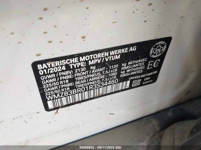 WMZ83BR01R3S34460 Mini Countryman