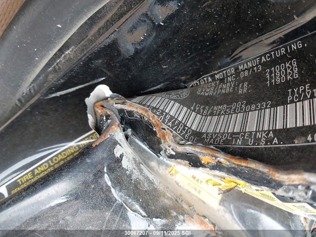 Toyota 2ar-fe 2014 4T1BF1FK5EU308332 Image 9