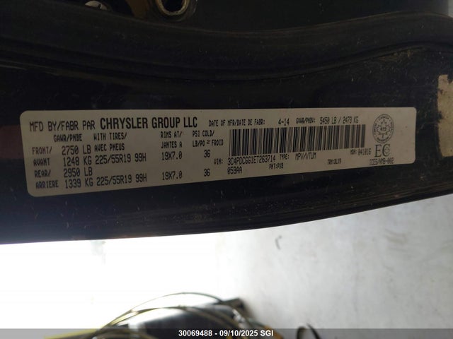 3C4PDCGG1ET263714 Dodge Journey