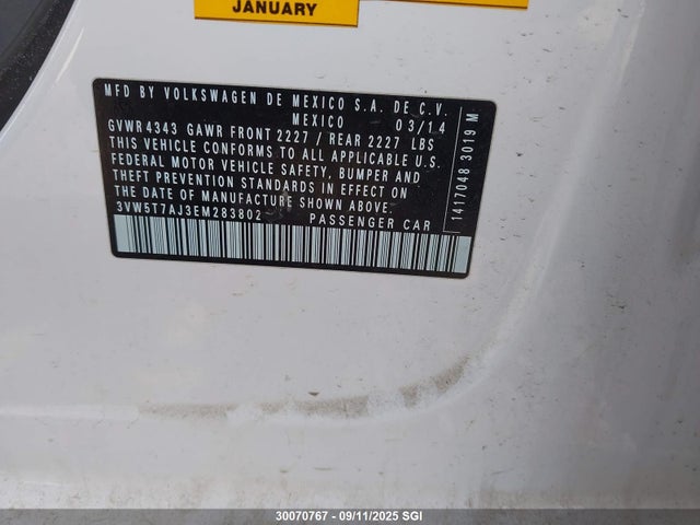 3VW5T7AJ3EM283802 Volkswagen Jetta