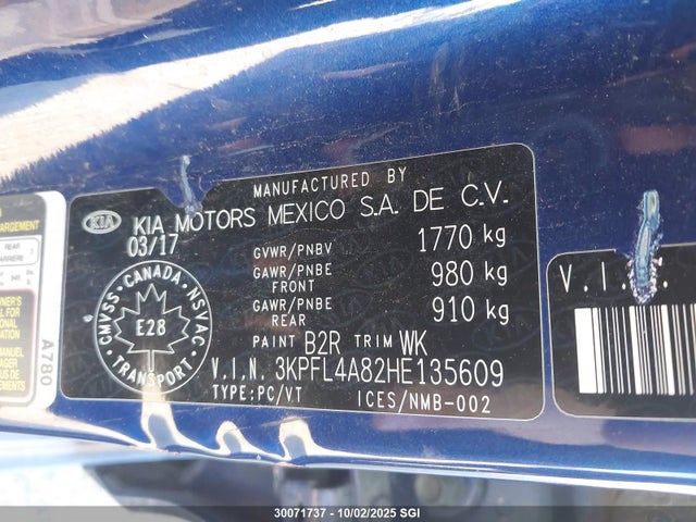 KIA gdi nu 2017 3KPFL4A82HE135609 Image 9