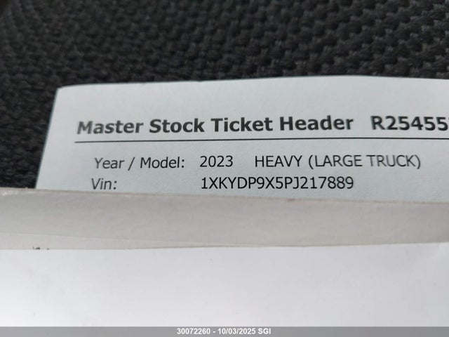1XKYDP9X5PJ217889 Kenworth Mx/mx-13