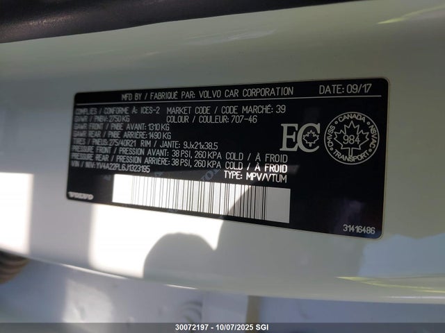 Volvo b4204ts(hp) 2018 YV4A22PL6J1323195 Image 9