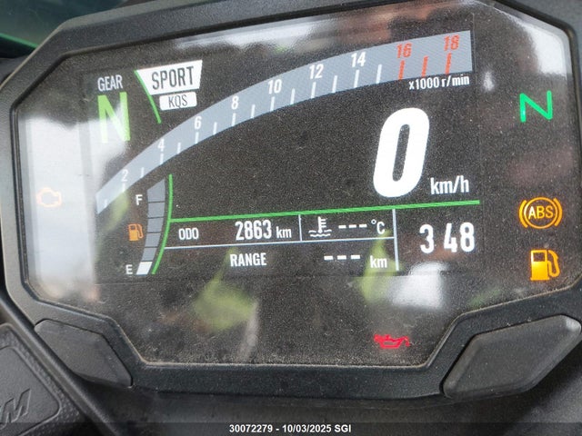 30072279 :رقم المزاد ، ML5ZXCS11RDA27026 vin ، 2024 Kawasaki Ninja مزاد بيع