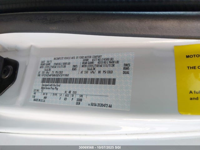 Ford E-450 2016 1FDXE4FS8GDC01160 Image 9