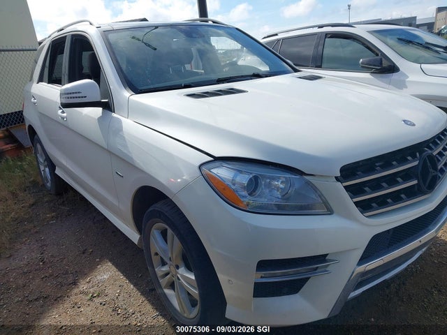 Продаж на аукціоні авто 2012 Mercedes-benz Ml 350 Bluetec, vin: 4JGDA2EB3CA052964, номер лоту: 30075306