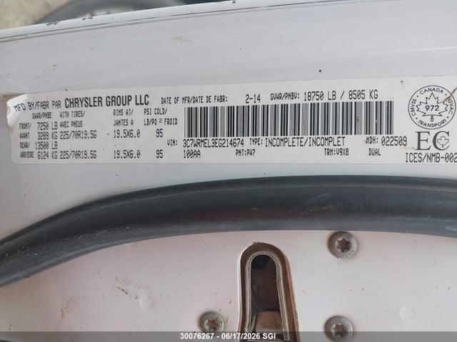 RAM 5500 2014 3C7WRMEL3EG214674 Image 9
