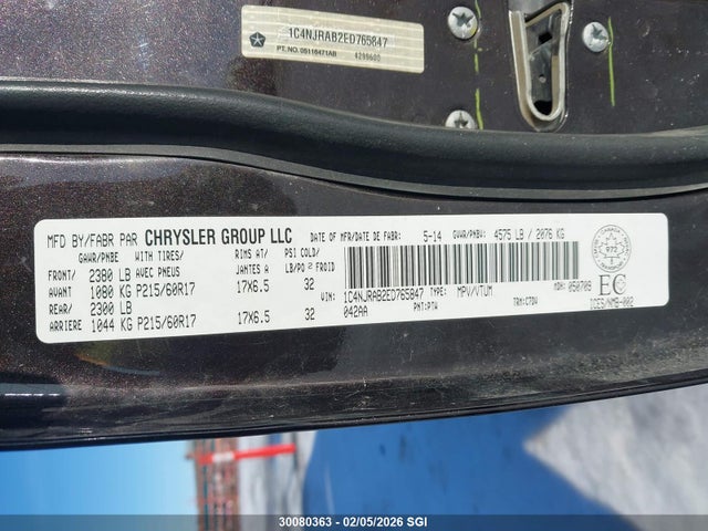 Jeep Patriot 2014 1C4NJRAB2ED765847 Image 9