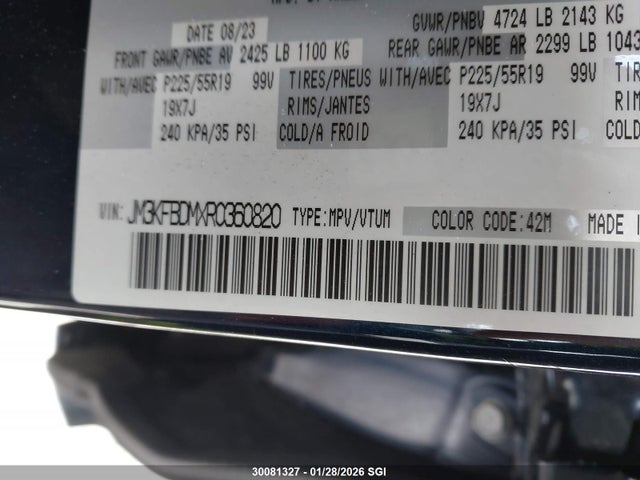 JM3KFBDMXR0360820 Mazda Cx-5 Premium