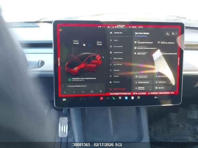 7SAYGDEF7PF683722 Tesla Model Y