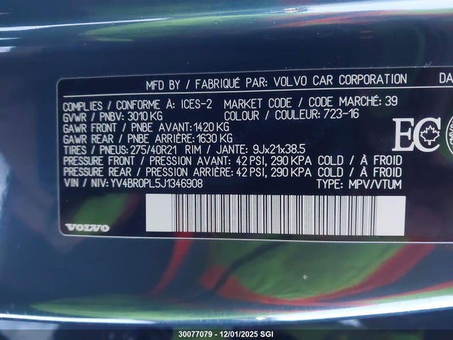 Volvo Xc90 T8 2018 YV4BR0PL5J1346908 Image 9