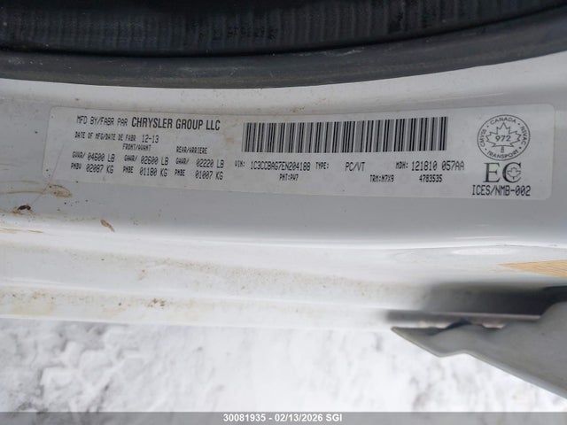 Chrysler 200 LX 2014 1C3CCBAG7EN204188 Image 9