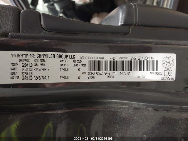 Jeep Grand Cherokee Laredo 2014 1C4RJFAG5EC178446 Image 9