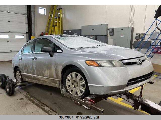 2007 Honda Civic Dx მანქანა იყიდება აუქციონზე, vin: 2HGFA16357H034019, აუქციონის ნომერი: 30079887